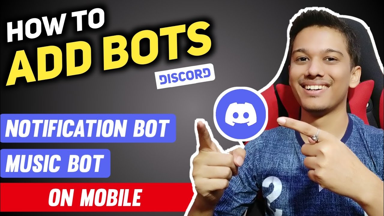 How to add bots on discord server with mobile notification music
