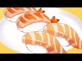 Sushi 회전초밥 애니먹방 / animation mukbang