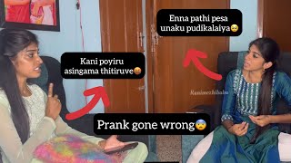 Kani- Enna pathi pesa unaku pudikalaiya🥺..Sakthi - kani poyiru ilana asingama thitiruve🤬…#kanivlog