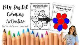 Turn a Coloring Sheet into a Digital Coloring Activity