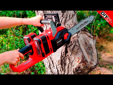 Cordless saw Einhell GE-LC 36/35 Li-Solo, unboxing testing