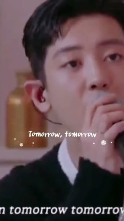 Tomorrow Live Ver. by #CHANYEOL 🤩❤️