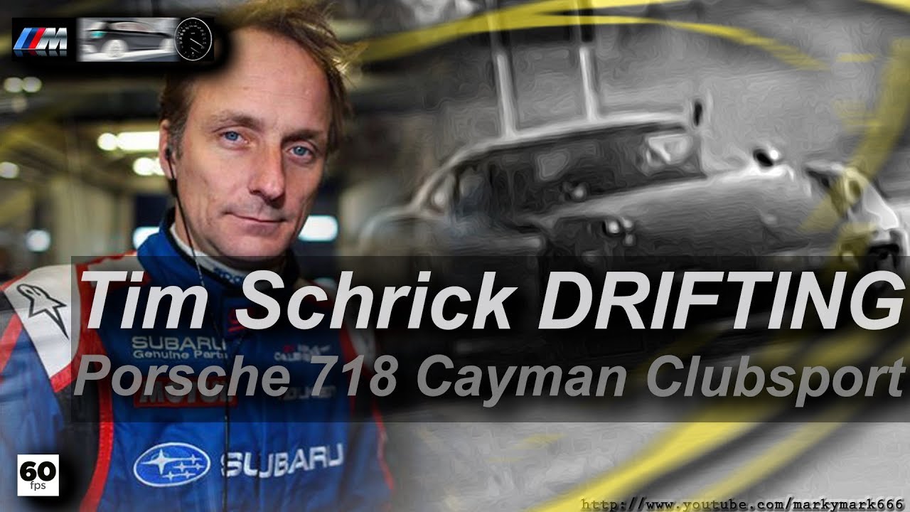 mærke navn kravle i morgen German drift legend Tim Schrick drifting a friends Porsche 718 Cayman  Clubsport