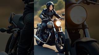 Beautyful Girl Riding Bike #anime #ai #animation #edit #airindia #aibike #aigril #aiviral