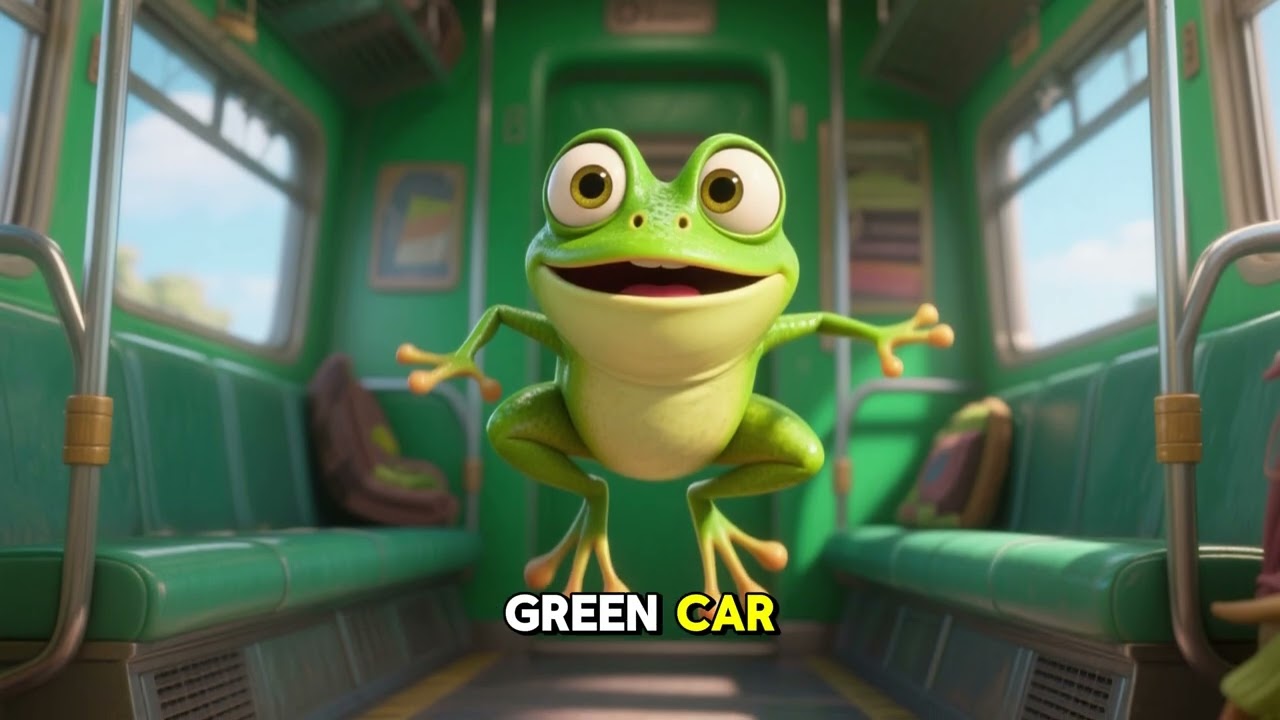 🚂🌈 THE COLOR TRAIN SAID HELLO!👋 A Fun & Colorful Kids Short About Learning Colors!