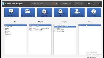 Launch X prog3 PC Adapter Clone Buick Delco E83 ECU