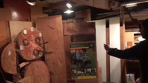 Slow Motion Moving Target - Buzbee DXL - The Knife League