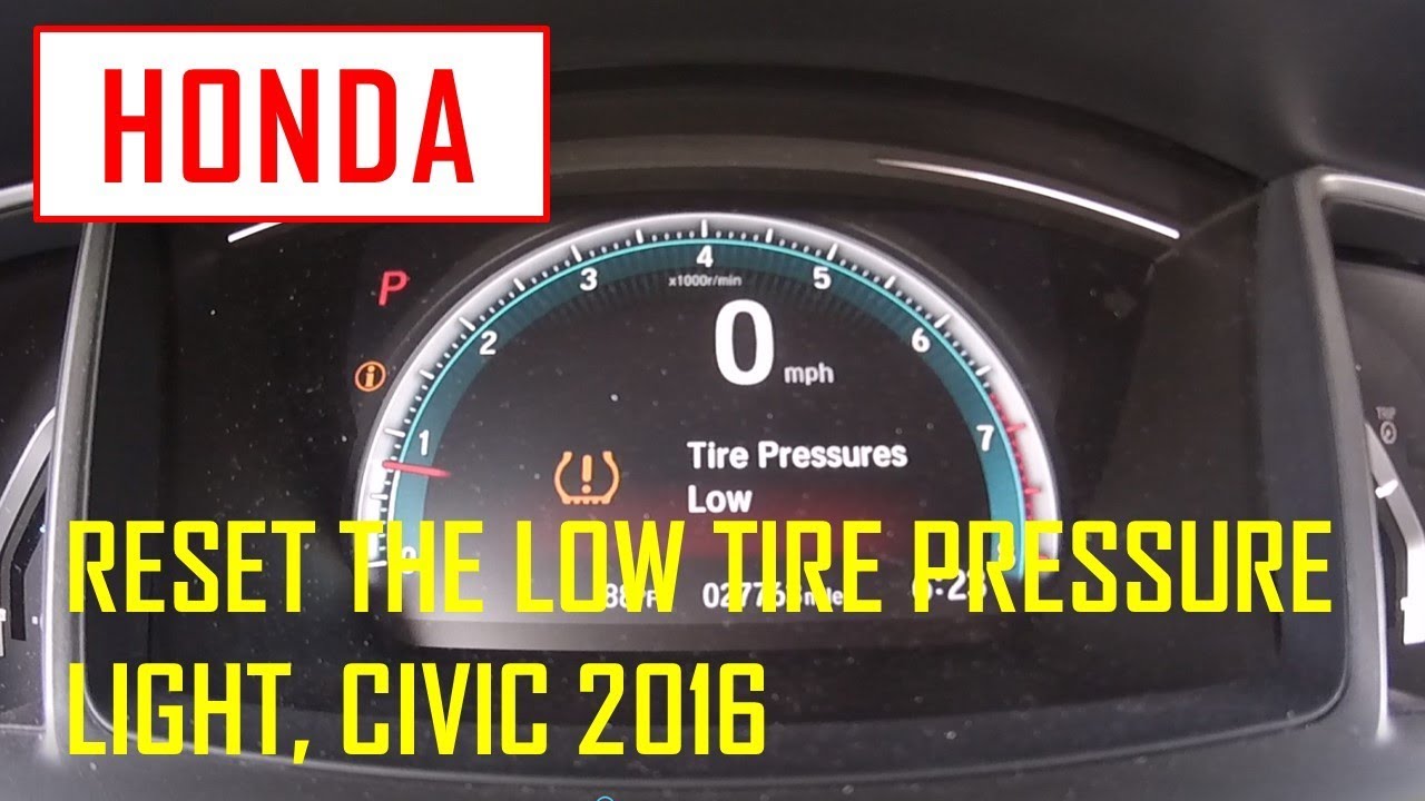Honda Jazz Tyre Pressure Warning Light Keeps Coming On | Shelly Lighting