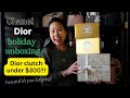 Chanel &amp; Dior Unboxings |Dior clutch under $300! | Beautiful Holiday packaging