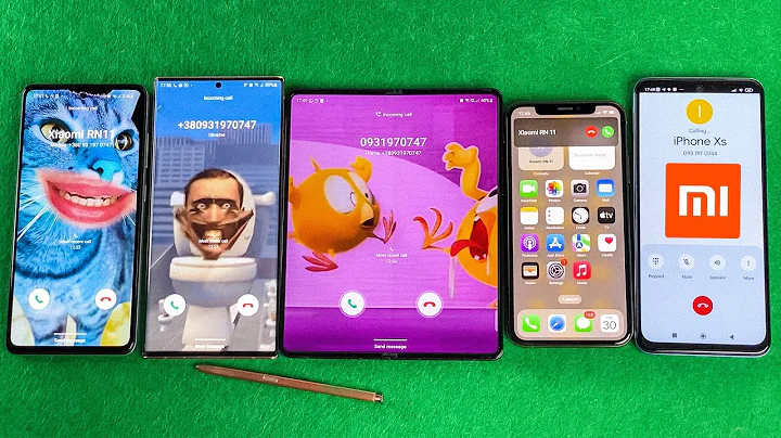 Samsung A52s vs Note 20 Ultra vs Z Fold 3 vs iPhone XS vs Xiaomi RN11 WhatsApp + Conference Incoming