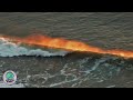 SUBHANALLAH..Muncul Fenomena Api Dari Dalam Laut, Bukti Nyata Kebenaran Al-Qur&#39;an