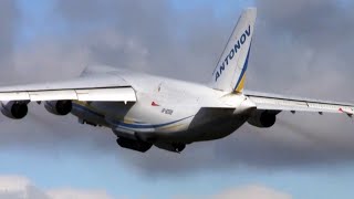 Antonov Ruslan AN-124 Departs Hamilton for Palm Beach International 🇺🇦 by A Little Bit of This 1,670 views 1 year ago 1 minute, 39 seconds
