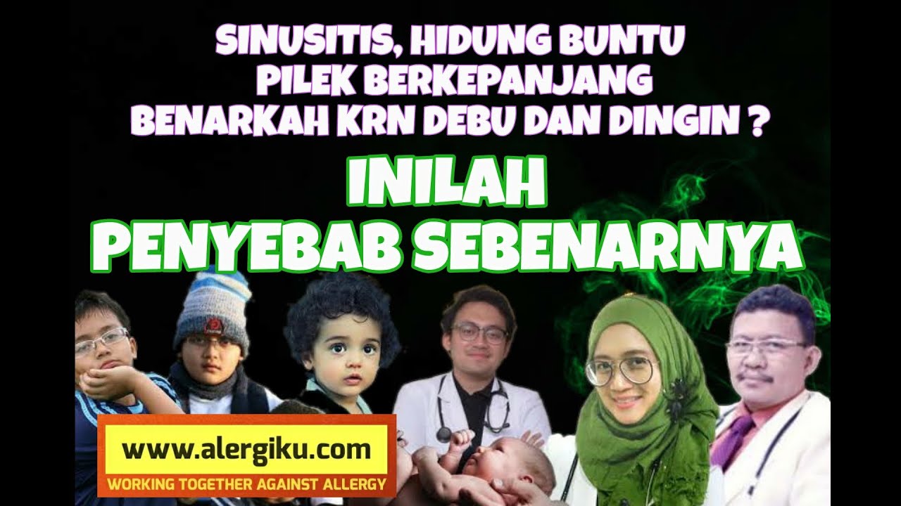 Penanganan Terkini dan Terbaik Sinusitis, Bukan Dengan Obat atau
