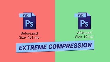 How to reduce/compress file size of a heavy Photoshop (.psd) files for sharing