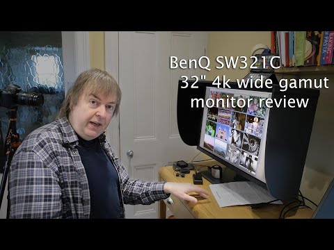 BenQ SW321C Review. Photovue 32" 4k wide gamut monitor - features, setup and profiling