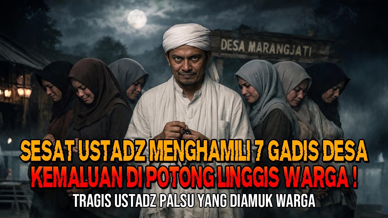 SESAT USTAD MENGHAMILI 7 GADIS DESA MATI DENGAN KEMALUAN DI POTONG LINGGIS