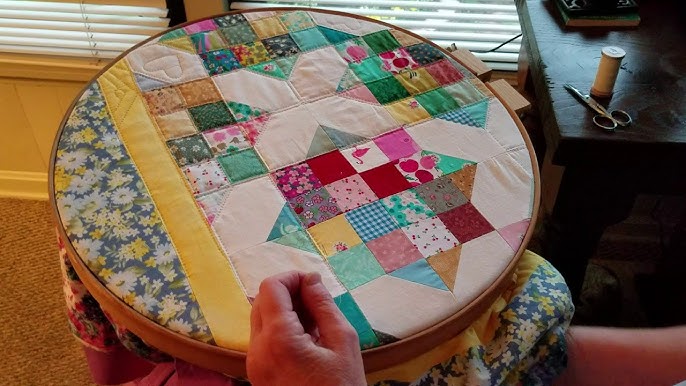Using a Hoop for Hand Quilting 
