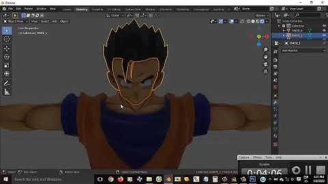 Como editar models en Blender || Dragon Ball Z Tenkaichi Tag Team ||
