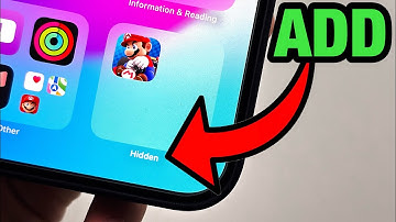 How To Add Apps to Hidden Folder iPhone iOS 18