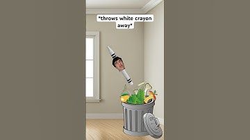 When You Never Use The White Crayon #shorts #relatable