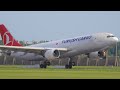 4K BIG PLANES ONLY Amsterdam Arrivals, A330MRTT, SIA A350, CI A350 And More!