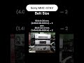 Sony MHC-S7AV Belt size #vintageaudio #beltsize #sony #retro #restoration #sonymhcs7av