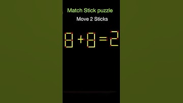 🔥 Match Stick Puzzle!  🤯 Move 2, Solve the IMPOSSIBLE? 😱 #quiz #puzzle #facts