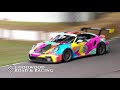 Screaming Porsche 911 GT3 Cup gets lairy on Goodwood Hill