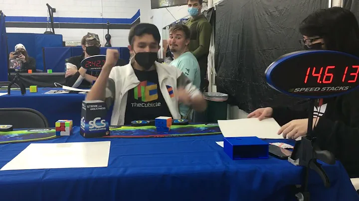 14.61 Official Rubik’s Cube Blindfolded World Record (Tommy Cherry)