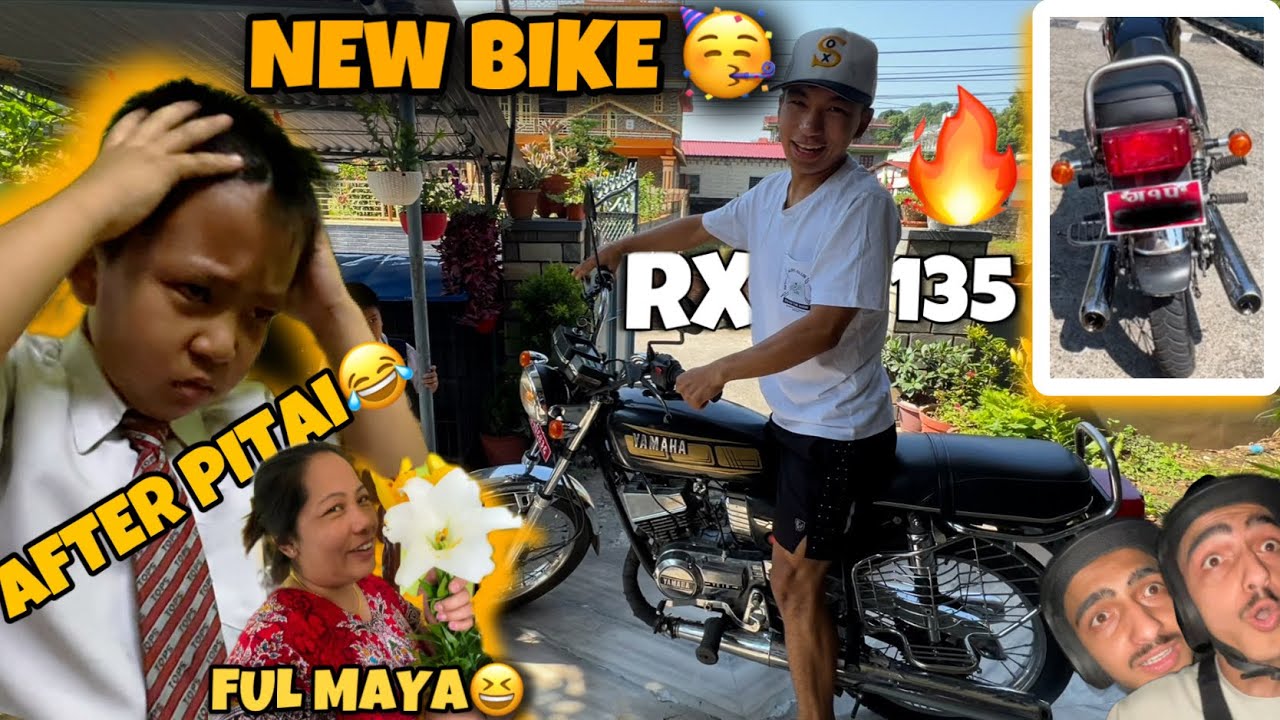 RX 135 BABA KO BIKE LIYE!!! || VAI LE BABBAL BITAI VETYO!!! #adeep #rx135doublesilencer