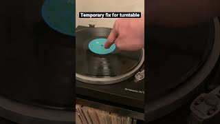 Temporary fix for #turntable tone-arm not lifting - #vinyl #recordplayer Pioneer PL-514X