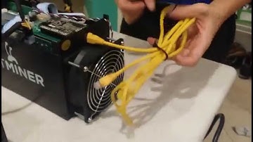 Unboxing & Setup Power Supply & BitMain AntMiner S5 - BitCoin
