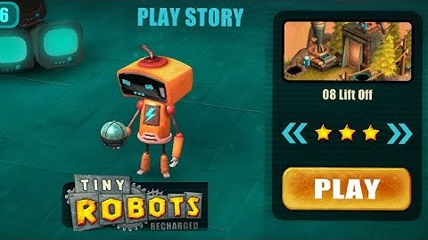 Tiny Robots Recharged | Play Story | Lift Off | Level 8