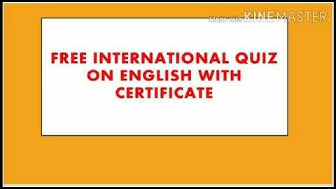 FREE NATIONAL LEVEL QUIZ ON ENGLISH CERTIFICATE IN 1 MINUTE| FREE ONLINE QUIZ| VERIFIED COURSES QUIZ