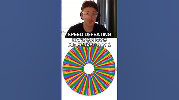 SPEED DEFEATING RANDOM MOB DAY 2 #shorts