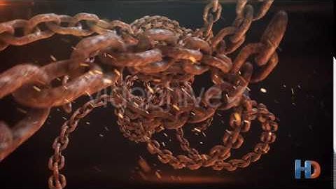 Chain Rotation Loop Background Motion Graphics