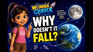 🌙 Why Doesn't the Moon Fall to Earth? | The Amazing Secret of Orbit