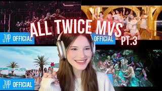 Watching all TWICE MV in chronological order | FANCY, Feel Special, MORE & MORE, Alcohol-Free