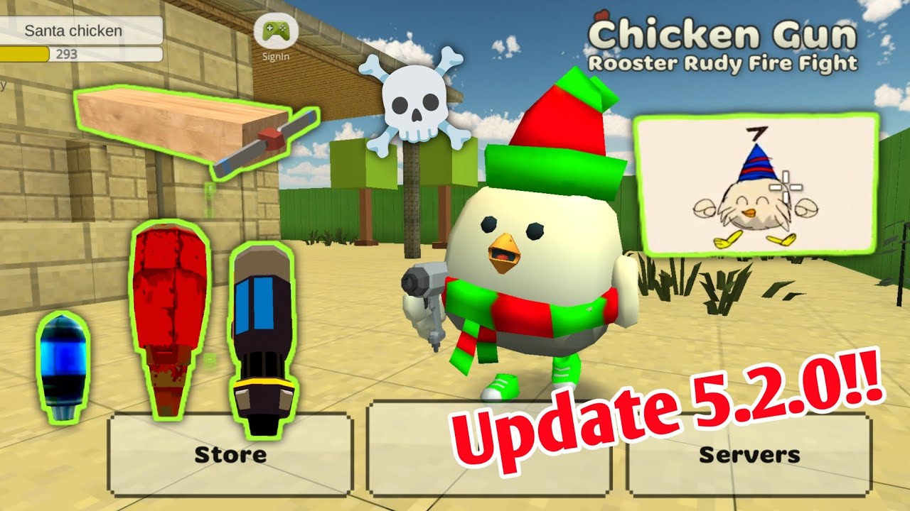 🥳 CHICKEN GUN NEW UPDATE 5.2.0 | BROKEN UPDATE 💔