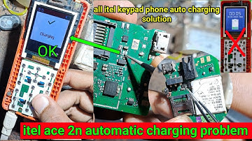 itel ace 2n automatic charging problem | itel ace 2n charging jumper | itel auto charging solution