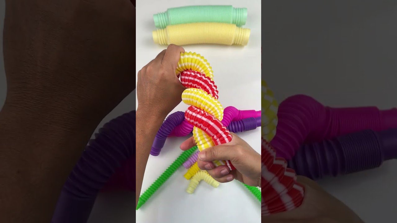 Relaxing pops Style and Creating ASMR Sound POP-TUBE #satisfyingvideos #relaxing #oddasmr #poptubes