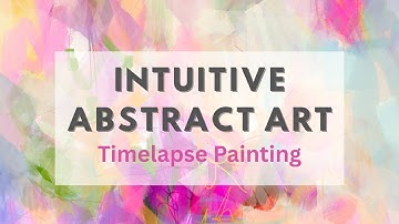 Abstract Painting Timelapse in Procreate | Intuitive Digital Art Process