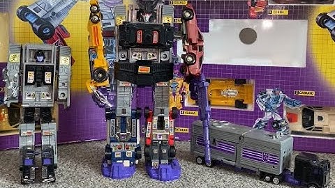 Transformers generation one complete Motormaster. G1 vintage collection combiner variant menasor box