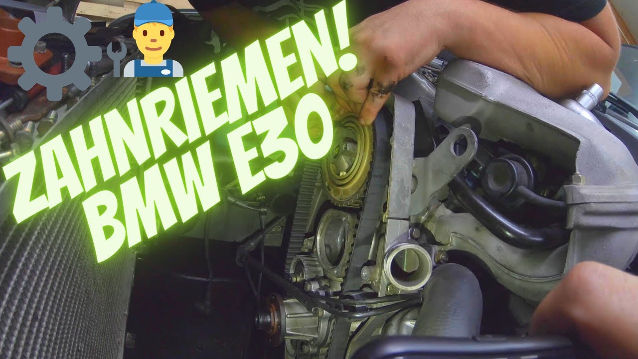 BMW E30 Zahnriemen wechsel 😫!! - YouTube