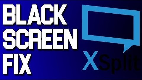 how to fix Black Screen in Xsplit Broadcaster - DONE! (Tagalog)