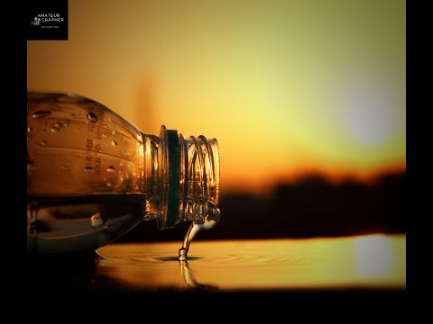 PHOTOGRAPHY WITH WATER BOTTLE (30 SEC. PHOTOGRAPHY TIPS)