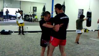 Warrior Muay Thai Sparring: Zubair Khan and Mikey Perez