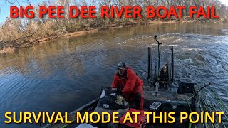 Boat Fail on the Big Pee Dee River | One Mistake Almost Cost Us Everything