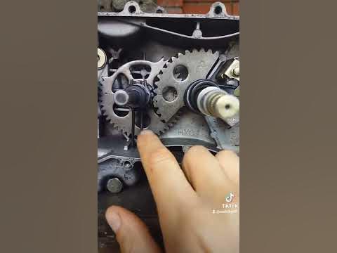 сборка привода кикстартера 157qmj - YouTube