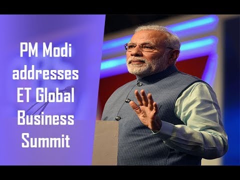 PM Modi addresses ET Global Business Summit